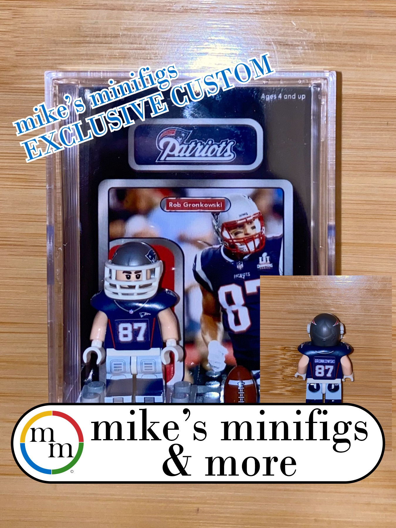 NFL New England Patriots NFL OYO Sports Mini Figure Rob Gronkowski