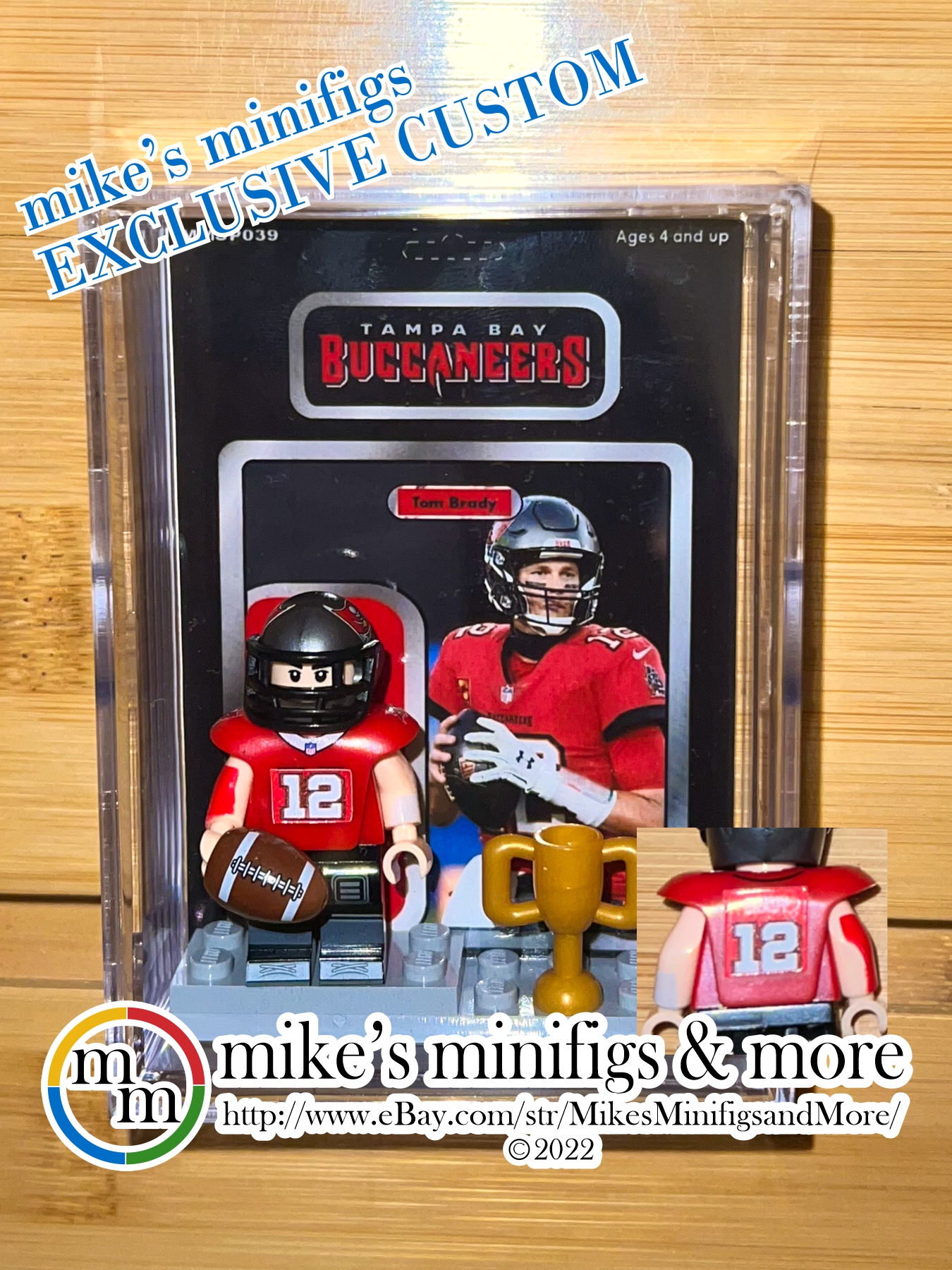 Tom brady sales lego minifigure