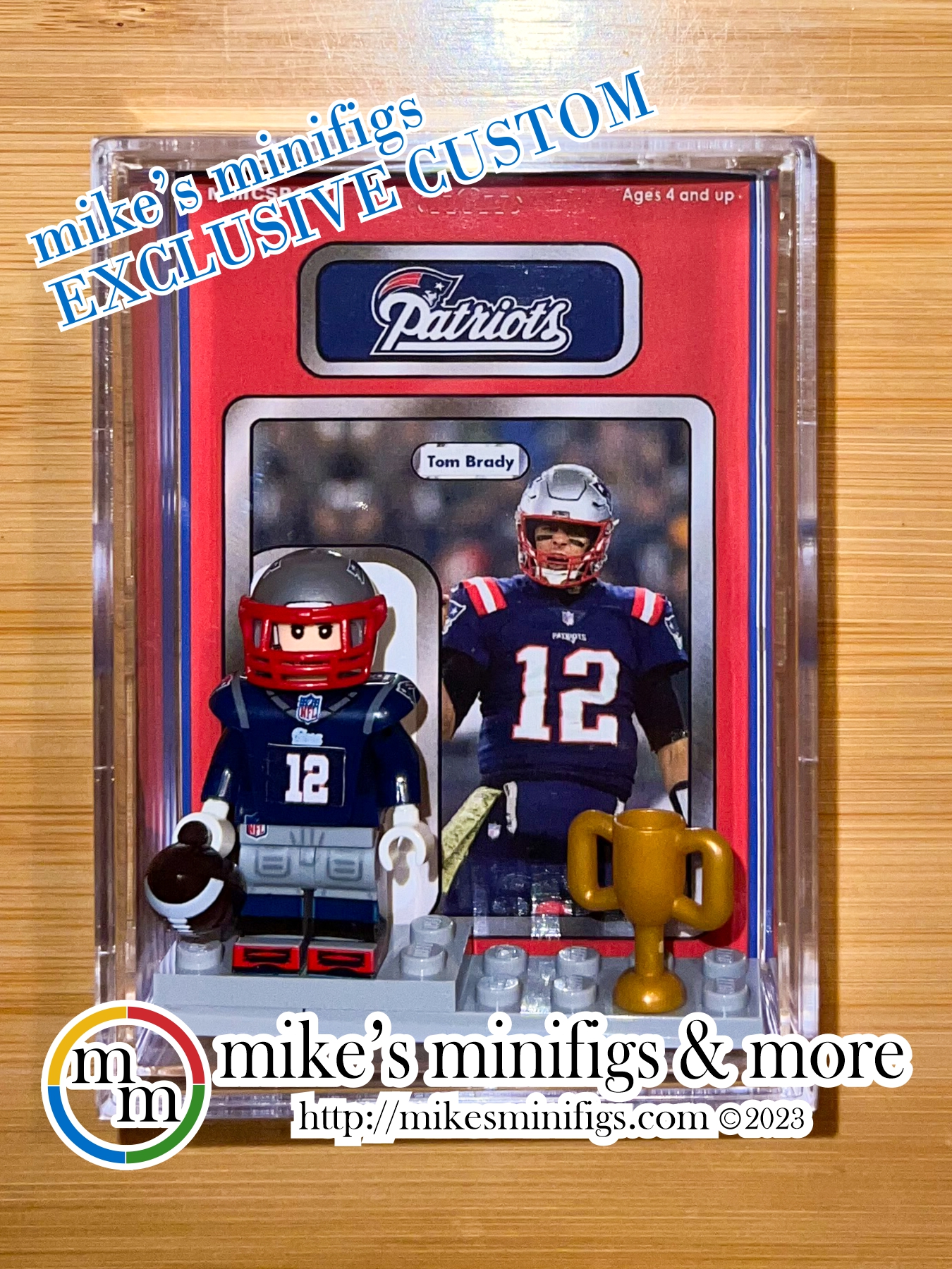 Oyo Sports Tom high quality Brady Minifigure